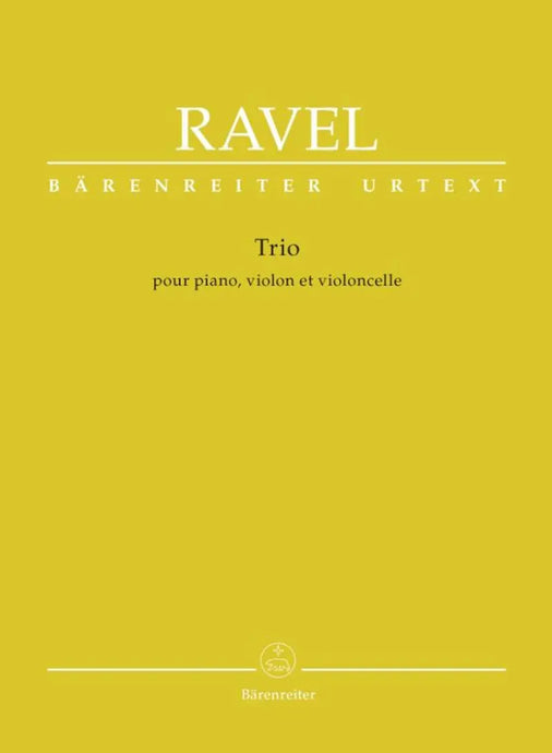 RAVEL - Trio for Piano, Violin and Violoncello