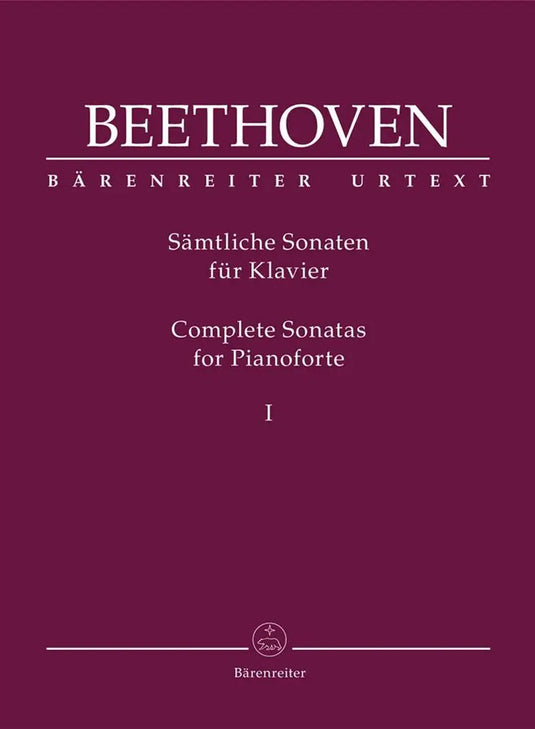 BEETHOVEN - Complete Sonatas Vol.1 con Diteggiature