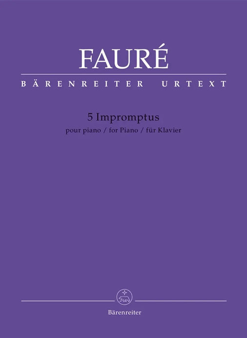 FAURE - 5 Impromptus