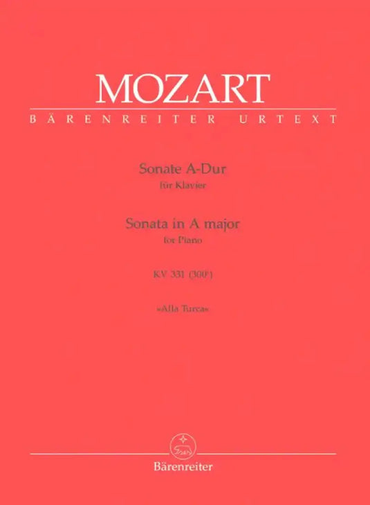 MOZART - Sonate A-Dur KV 331 (300i)