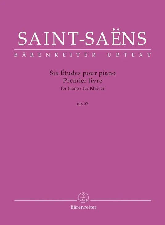 SAINT-SAENS - Six Études for Piano op. 52