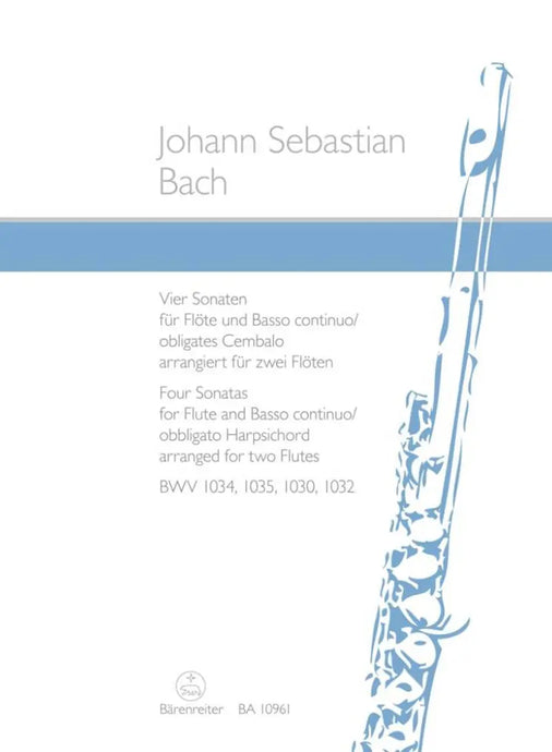 BACH - Four Sonatas BWV 1034 1035 1030 1032 2 Flauti