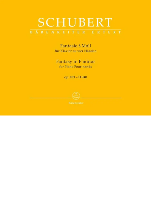 SCHUBERT - Fantasy in F minor op.103 - D 940