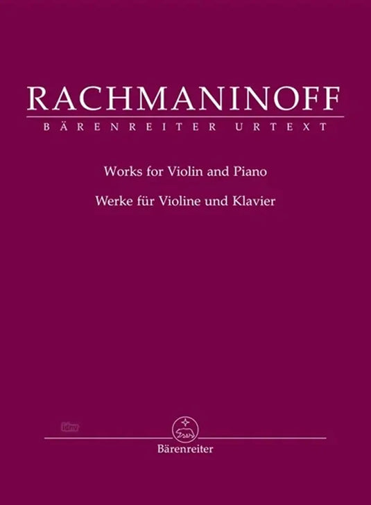 RACHMANINOFF - Works for Violin and Piano