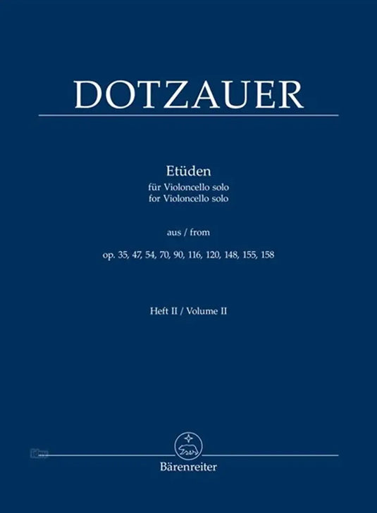 DOTZAUER - Etuden vol.II Violoncello solo