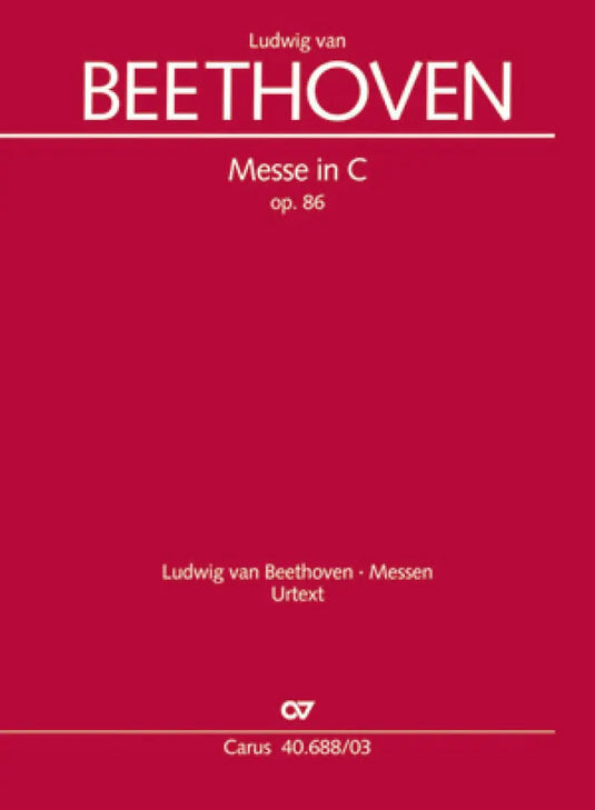 BEETHOVEN - Messe in C op.86