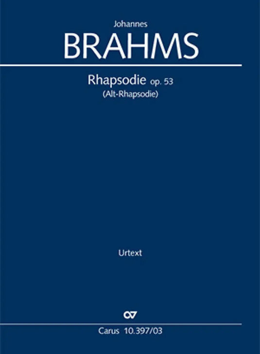 BRAHMS - Rhapsodie Op. 53