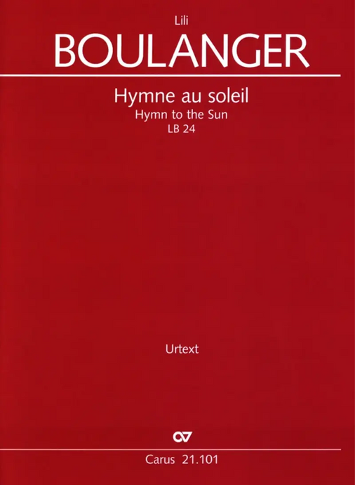 BOULANGER - Hymne au soleil LB 24