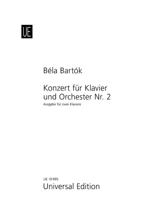 BARTOK - Concerto for Piano and Orchestra N. 2