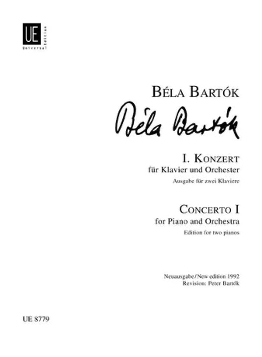 BARTOK - Concerto for Piano and Orchestra N. 1