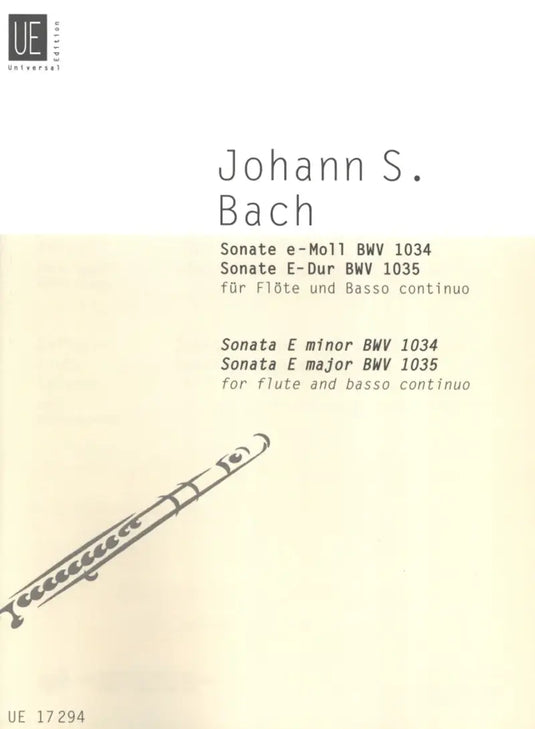 BACH - Sonate e-Moll BWV 1034 - Sonate E-Dur BWV 1035