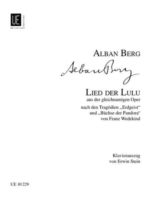 BERG - Lulu': Lied Di Lulu