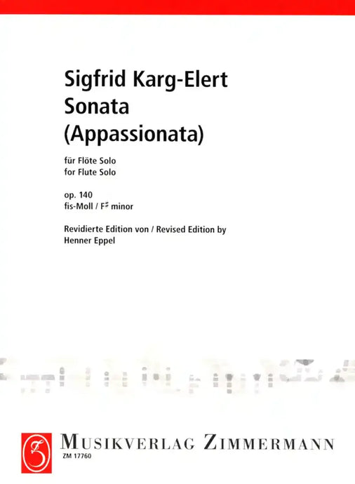 KARG-ELERT - Sonata (Appassionata) F sharp minor op. 140