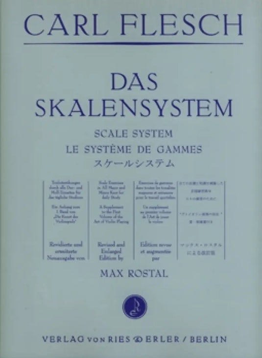 FLESCH - Das Skalensystem - Scale System