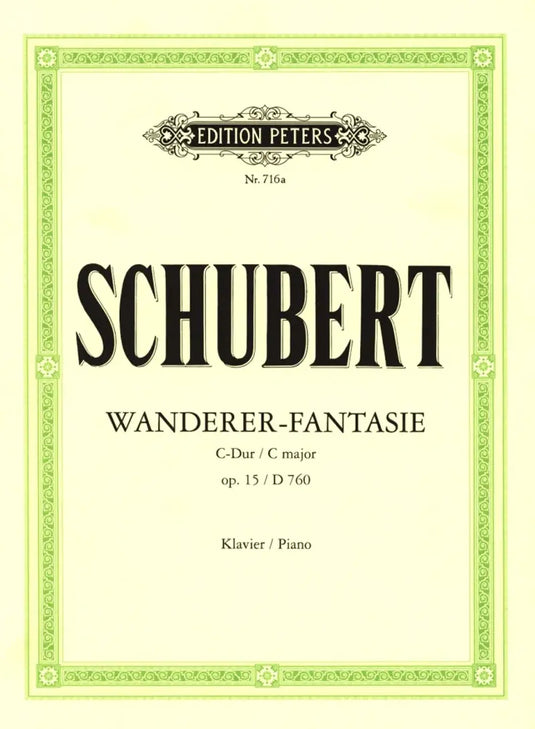 SCHUBERT - Fantasie C-Dur op. 15 D 760 