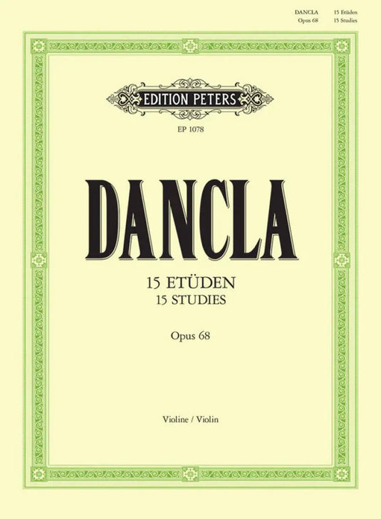 DANCLA - 15 Studies op.68