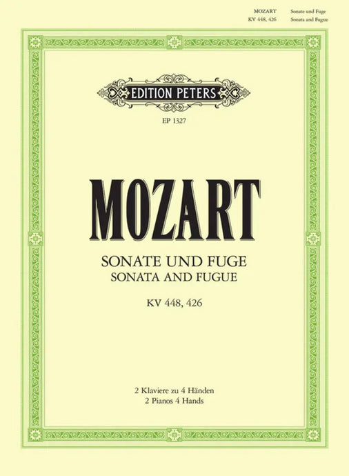 MOZART - Sonate KV 448 e Fuge KV 426