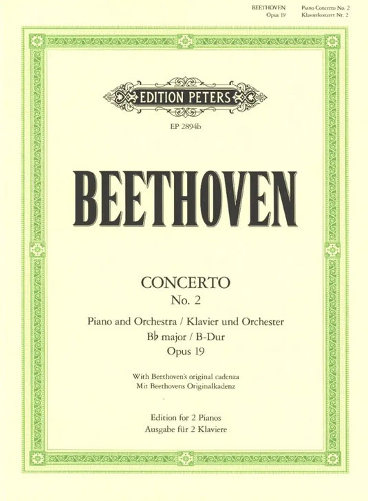 BEETHOVEN - Konzert Nr. 2 B-Dur op. 19