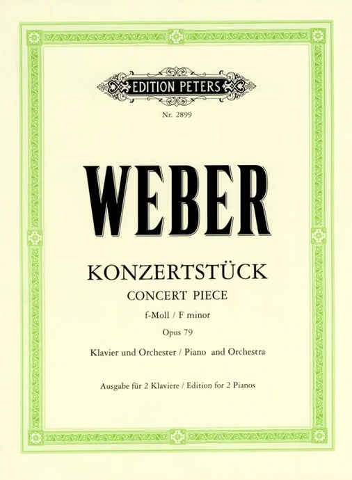 WEBER - Konzertstück für Klavier und Orchester f-moll op. 79