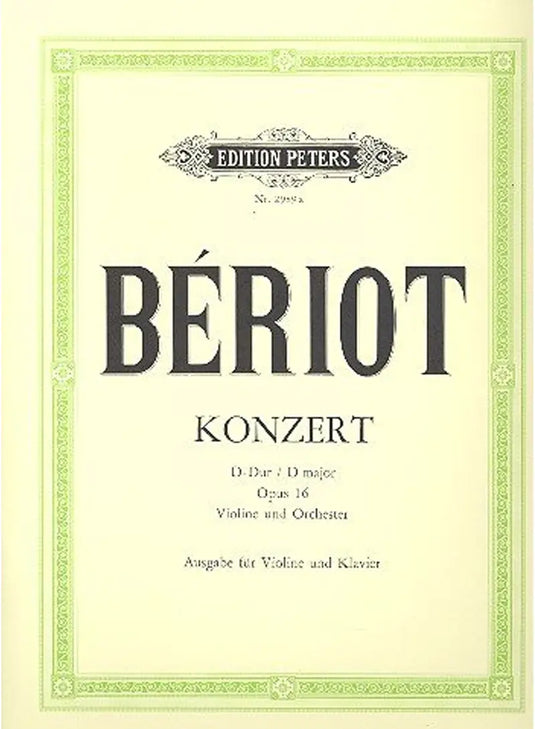 BÉRIOT - Concerto D major Op. 16