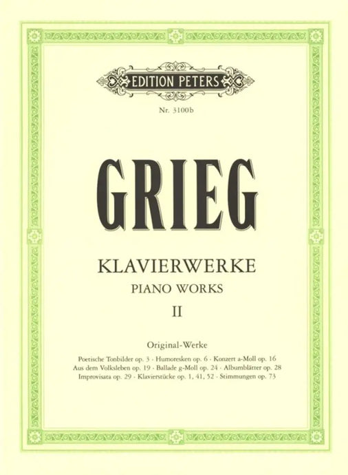 GRIEG - Piano Works II