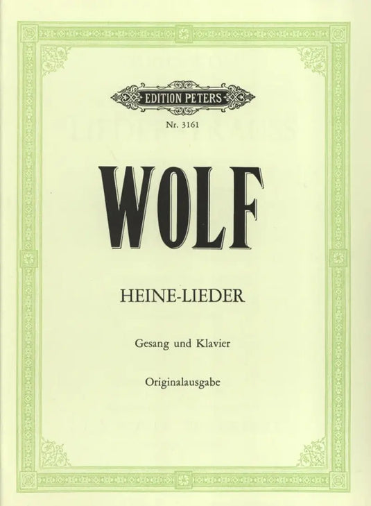 WOLF - Liederstrauss (Heine-Lieder) - Originalausgabe
