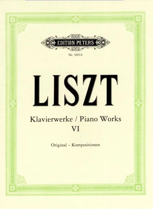 LISZT - Klavierwerke 6 - Original Piano Works 2