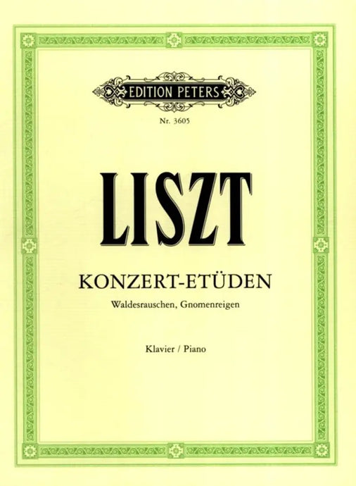 LISZT - Concert Etuden P.