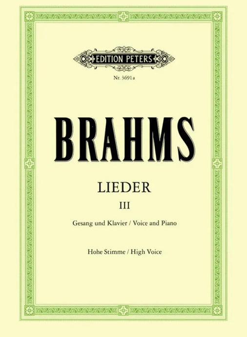 BRAHMS - Lieder Vol.3: 65 Songs