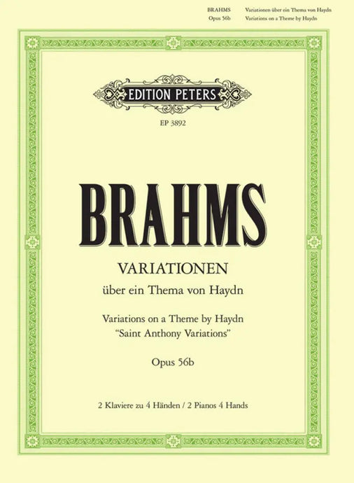 BRAHMS - Variations on a Theme by Haydn Op. 56b