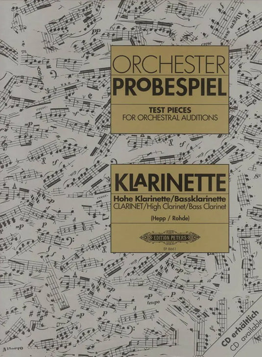 ORCHESTER PROBESPIEL Clarinetto