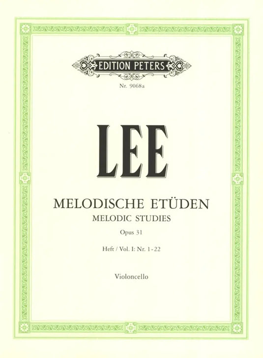 LEE - Melodic Studies Opus 31 Vol.1 nr. 1-22