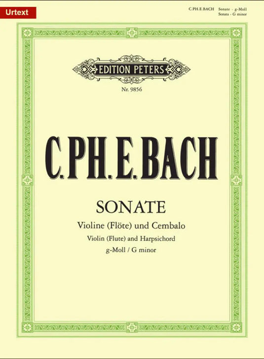 C. PH. E. BACH - Sonate G-minor (Violino e Cembalo)