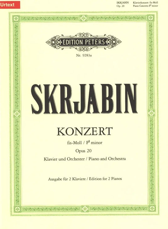SKRJABIN - Piano Concerto in F