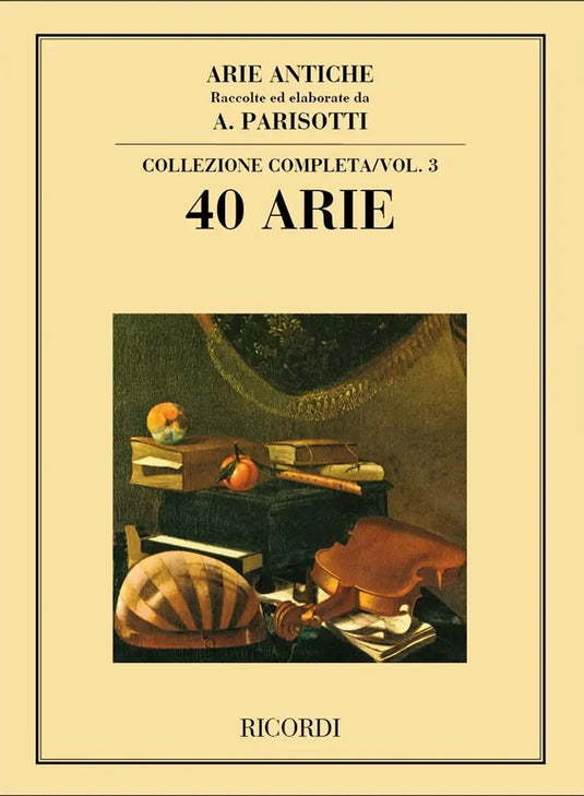 PARISOTTI - Arie Antiche: 40 Arie Vol. 3 – CECCHERINIMUSIC