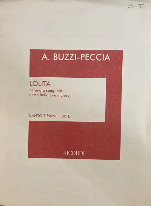 BUZZI - PECCIA - Lolita
