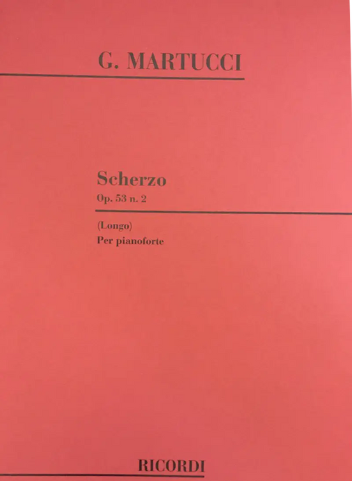 MARTUCCI - Scherzo Op.53 N.2