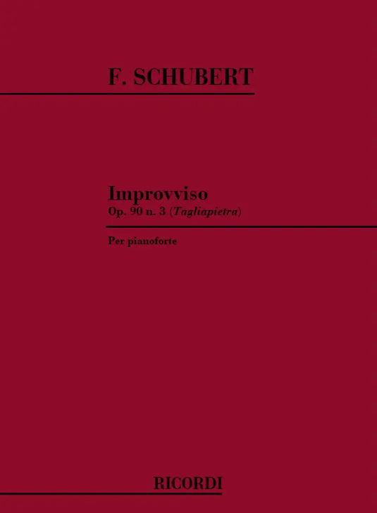 SCHUBERT - Improvvisi Op. 90 D. 899: N. 3