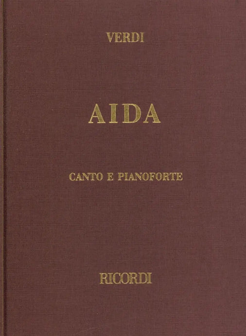 VERDI - AIDA - RICORDI (Copertina rigida)