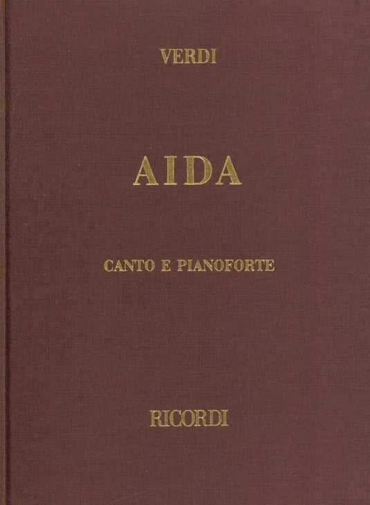 VERDI - AIDA - RICORDI (Copertina rigida)