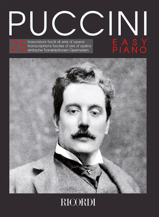 PUCCINI - 25 Transcriptions Faciles d'Airs d'Opera