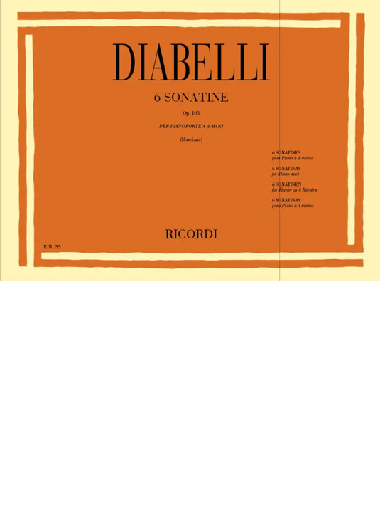 DIABELLI - 6 Sonatine Op. 163
