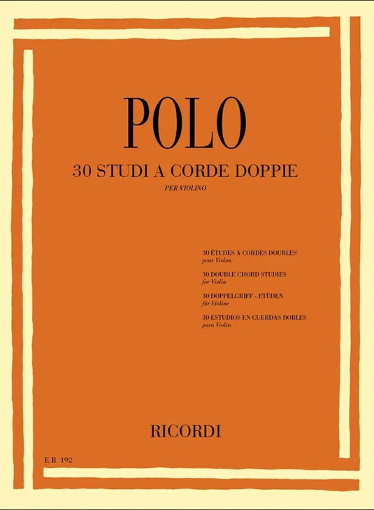 POLO - 30 Studi a corde doppie