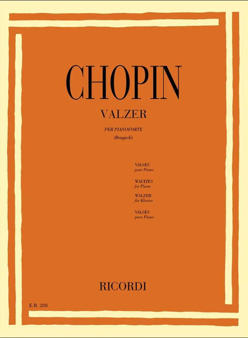 CHOPIN - 19 Valzer - Valses - Waltzes - Walzer