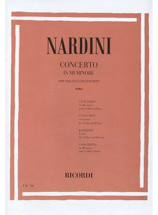 NARDINI - Concerto Per Violino In Mi Min.