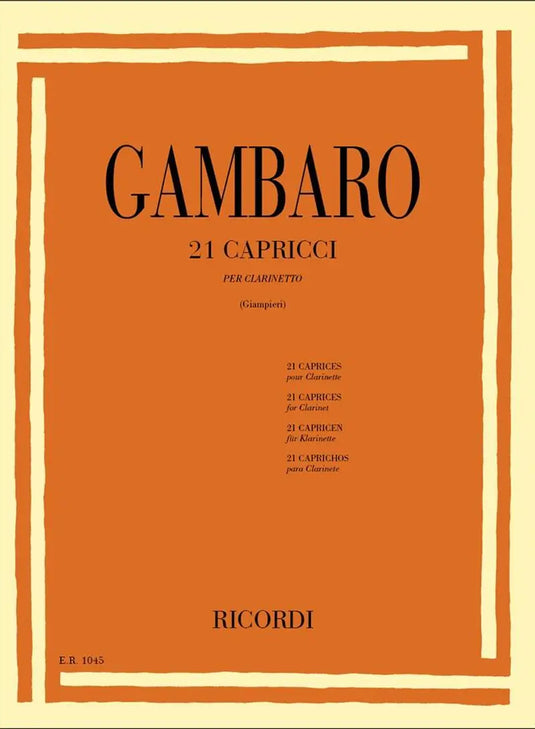 GAMBARO - 21 Capricci