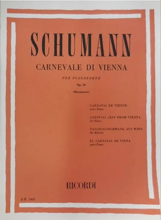 SCHUMANN - Il Carnevale Di Vienna Op. 26