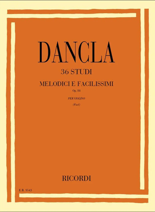 DANCLA - 36 Studi Melodici e Facilissimi op.84