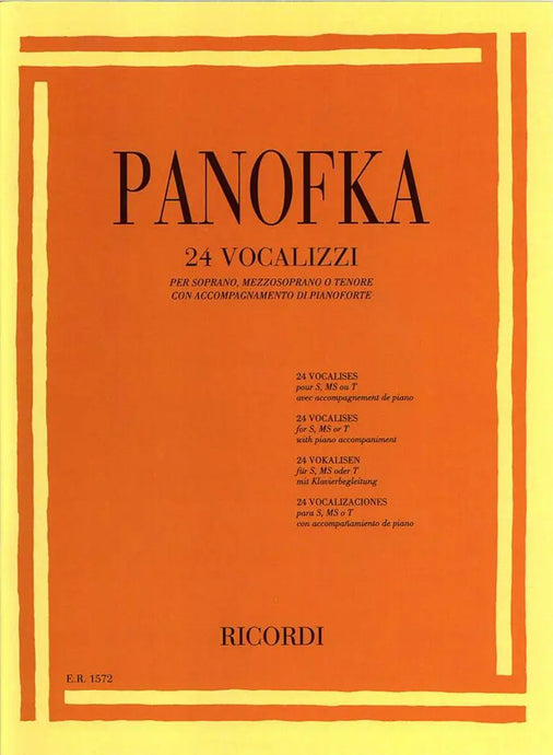 PANOFKA - 24 Vocalizzi Op. 81