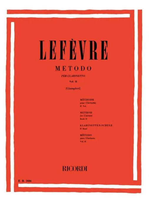 LEFEVRE - Metodo vol.II